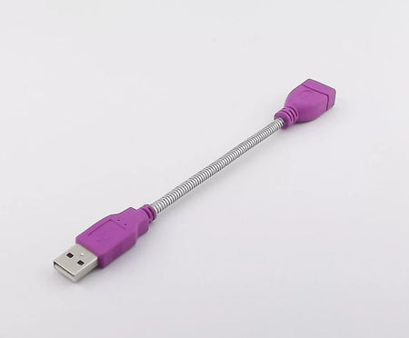 1x USB 2 0 A Male to Female Jack Extension Flexible Metal Stand Connector Cable