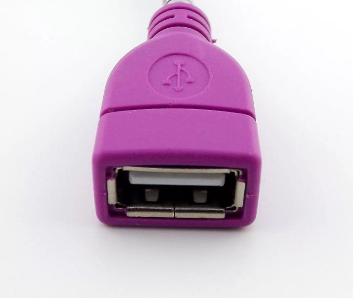1x USB 2 0 A Male to Female Jack Extension Flexible Metal Stand Connector Cable