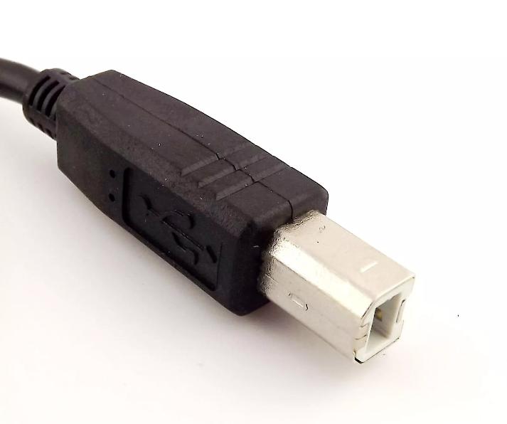 1x USB 2 0 B Male to USB A Female Socket Printer Panel Mount Extension Cable 1FT