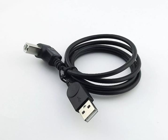 1x USB 2 0 Printer A Male to B Male Plug Up Angle 90 Degree Scanner Cable Black