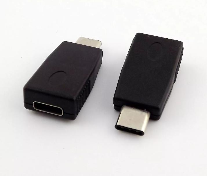 1x USB 3 1 Type C Male Plug to Female Jack Data Charge Sync Connector Adapter