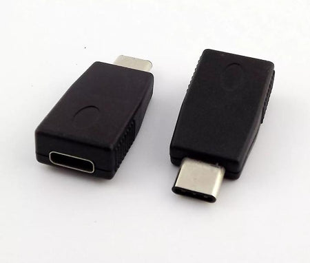 1x USB 3 1 Type C Male Plug to Female Jack Data Charge Sync Connector Adapter