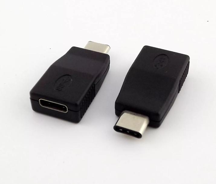 1x USB 3 1 Type C Male Plug to Female Jack Data Charge Sync Connector Adapter