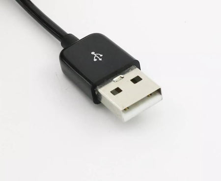 1x USB 3 1 Type C Male to 2 0 A Male Coiled Data Sync Cable Adapter Black 3FT