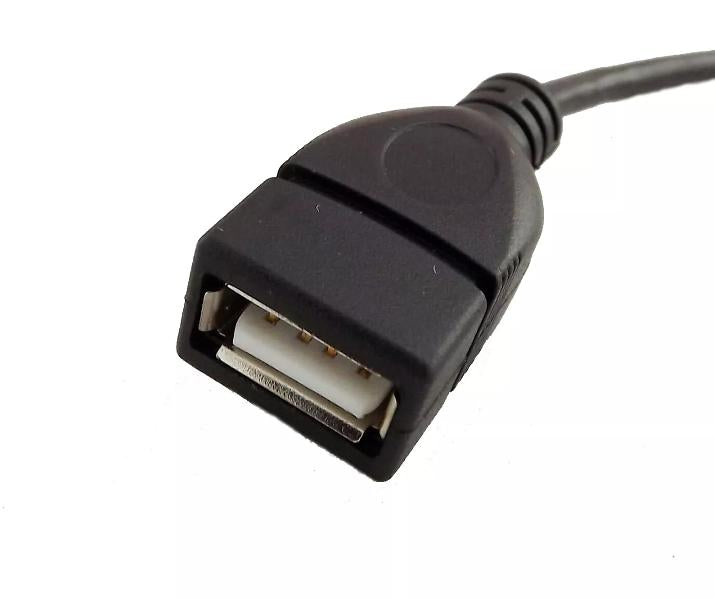 1x USB A Female to USB 2 0 B Female Socket Panel Mount Extension Cable 1 5FT