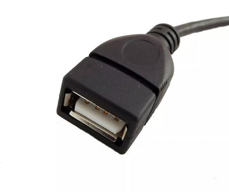 1x USB A Female to USB 2 0 B Female Socket Panel Mount Extension Cable 1 5FT
