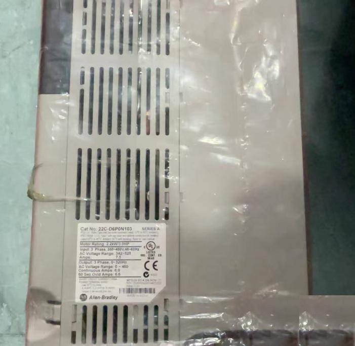 22C-D6P0N103 AB 22C-D6P0N103 3 0HP 2 2kW 380-480V 0-460V 6 0A 60 100A IP30 NEMA 1 UL Type I