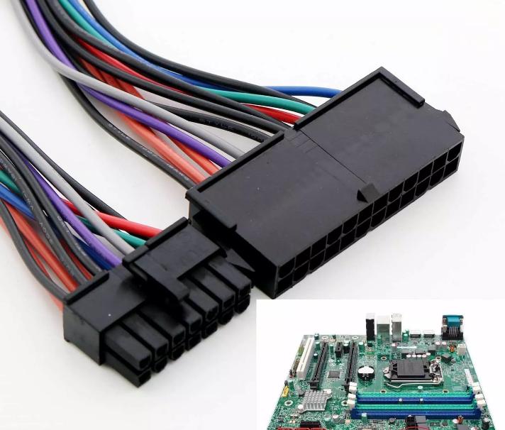 24 Pin 24P to 14 Pin ATX Power Supply Cord Adapter Cable for Lenovo IBM Dell H81