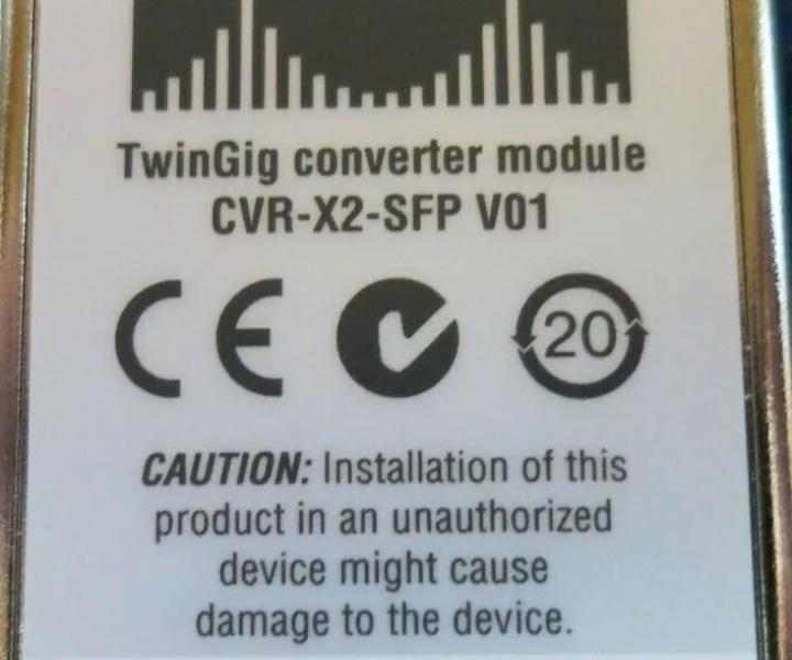 CVR-X2-SFP 1000Base-X
