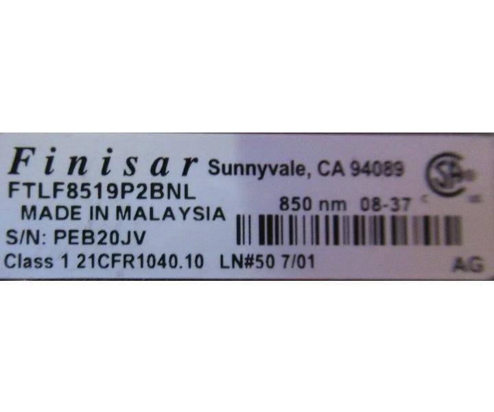 1000Base-SX FTLF8519P2BNL 2Gbps 500m 850nm