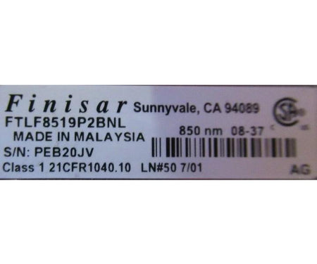 1000Base-SX FTLF8519P2BNL 2Gbps 500m 850nm