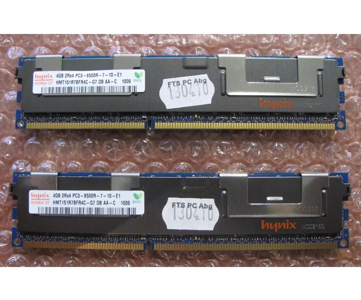 HMT151R7BFR4C-G7 PC3-8500R DDR3-1066 2Rx4