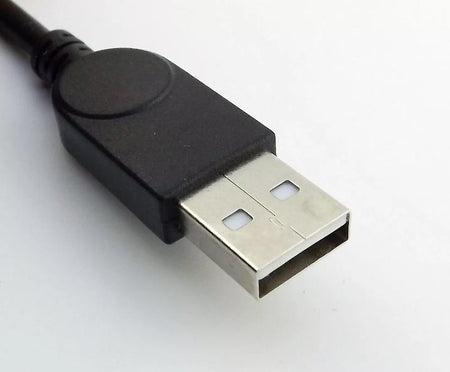 2x USB 2 0 A Male to USB B Male Down Angle Printer Cable Scanner Cord Black 3ft