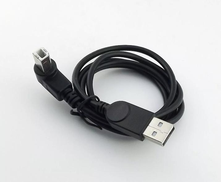2x USB 2 0 A Male to USB B Male Left Angle Printer Cable Scanner Cord Black 3ft