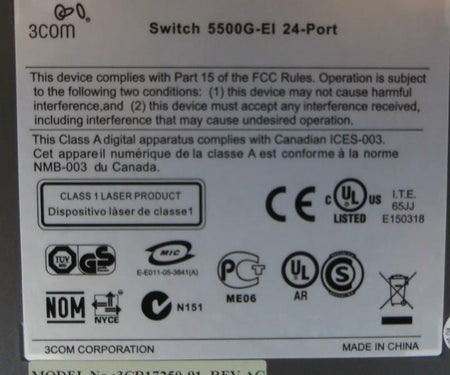 3CR17254-91 5500G-EI 3COM