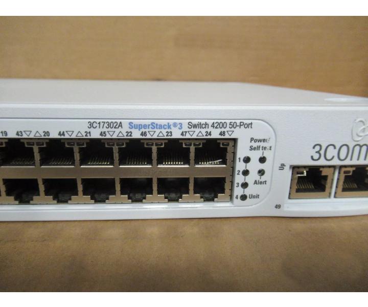 50-Port 3COM SuperStack3 3C17302A