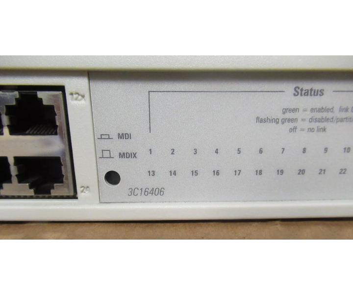 24-Port 3Com 3C16406 10Mbps