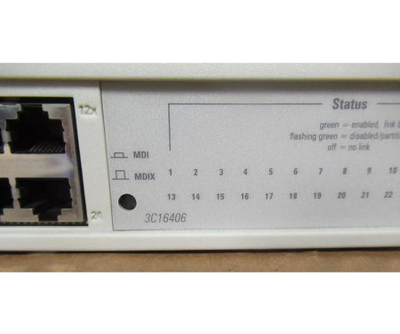 24-Port 3Com 3C16406 10Mbps