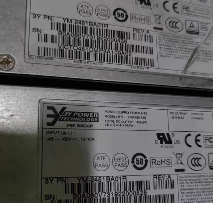 3Y Power Technology      PSR450-12D