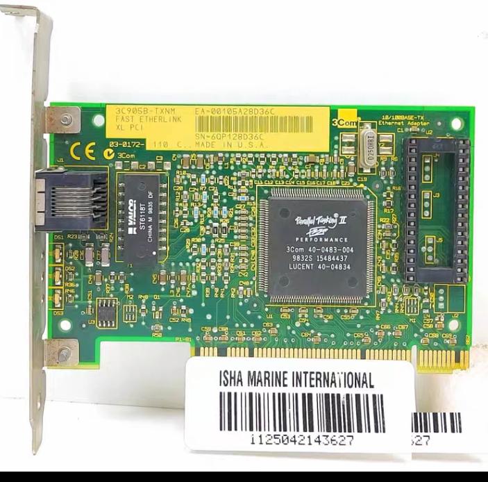 3com 3C905B-TXNM Fast EtherLink XL PCI Ethernet Network Card 3C905BTXNM