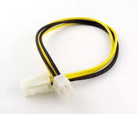 4 Pin P4 ATX 12v Male to Female Extension CPU Motherboard Power Supply Cable 1FT