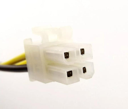 4 Pin P4 ATX 12v Male to Female Extension CPU Motherboard Power Supply Cable 1FT