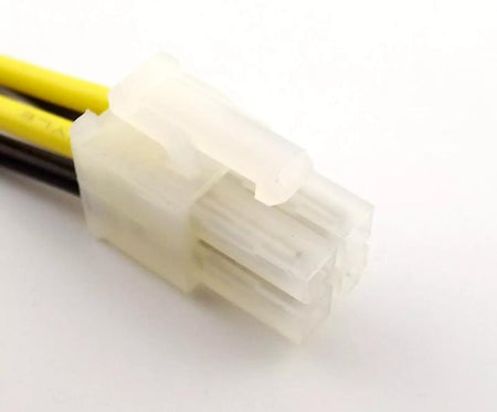 4 Pin P4 ATX 12v Male to Female Extension CPU Motherboard Power Supply Cable 1FT
