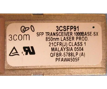1000BASE-SX 3COM 3CSFP91 3Com 850nm