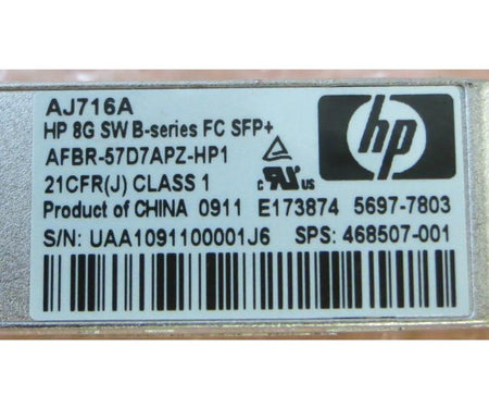 B-Series 468507-001 AFBR-57D7APZ-HP1 AJ716A