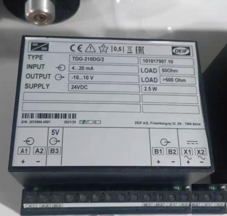 59 DEIF TDG-210DG 2 4-20mA -10-10V 24VDC 2 5W DEIF TDG-210DG 2 4-20mA -10-10V 24VDC 2 5W 500