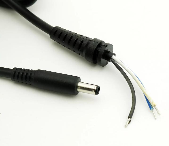 5FT 4 5mm x 3 0mm DC Power Male Plug Socket Connector Cord Cable With Lock Ring