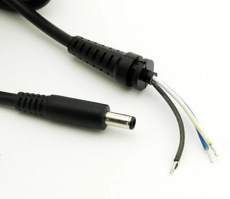 5FT 4 5mm x 3 0mm DC Power Male Plug Socket Connector Cord Cable With Lock Ring