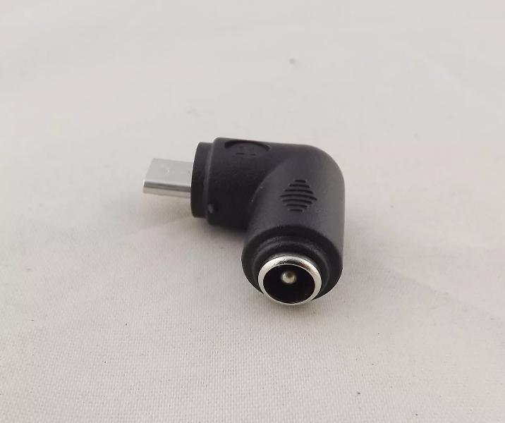 5 5mm x 2 1mm Female to Micro USB 5 Pin Male Right Angle DC Power Supply Adapter