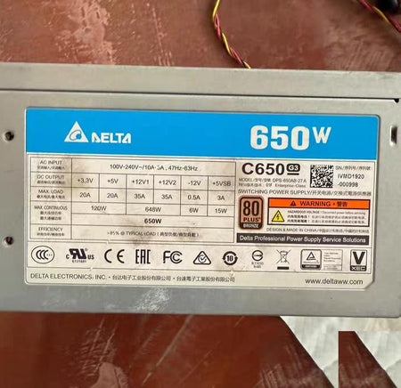 650W DPS-650AB-27a 650W GW FLX250M 250W 1U BS-3500