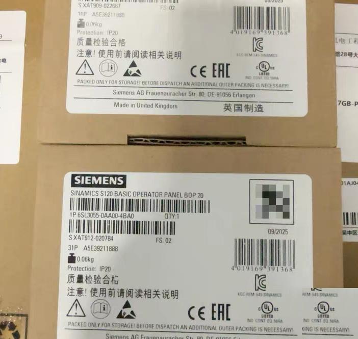 6SL3055-0AA00-4BA0 SINAMICS S120 BOP20 IP20 0 6kg 2025 SINAMICS S120 2