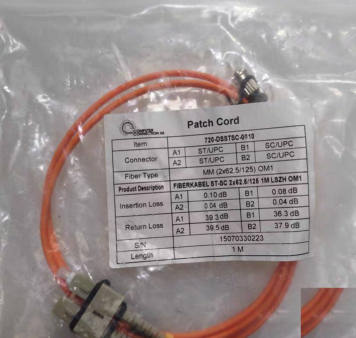 720-DSSTSC-0010 MM 62 5 125 OM1 1 ST UPC SC UPC