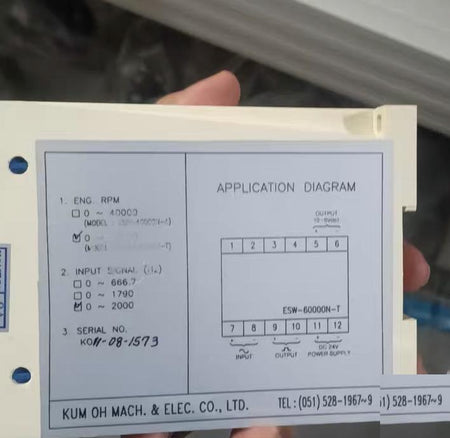 78 KOMECO ESW-60000N-T 0-2000 KOMECO ESW-60000N-T 0-2000