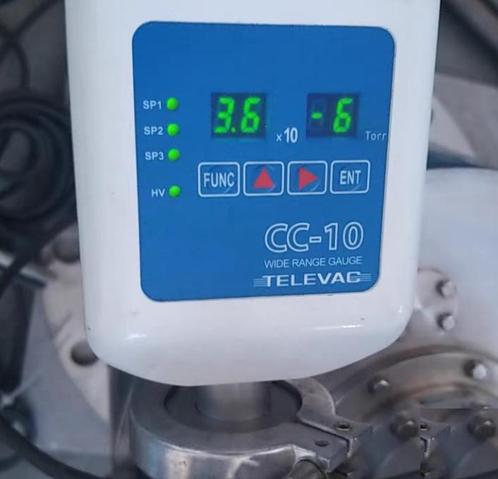 78 TELEVAC CC-10 WIDE RANGE ACTIVE VACUUM GAUGE 2-7980-32 KF40TELEVAC CC-10 WIDE RANGE ACTIVE VACUUM GAUGE 2-7980-32 KF401 10-9 1000TORR2-7900-097 90 240 VAC 24VDC PS2-7980-031 NW25KF 23000 2-7980-032 NW40KF