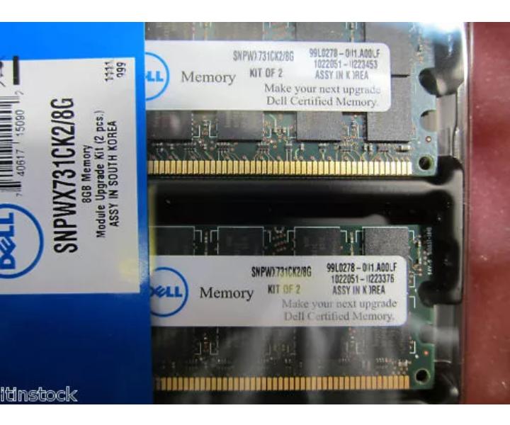 PC2-6400P M605 SNPWX731CK2 2x4GB