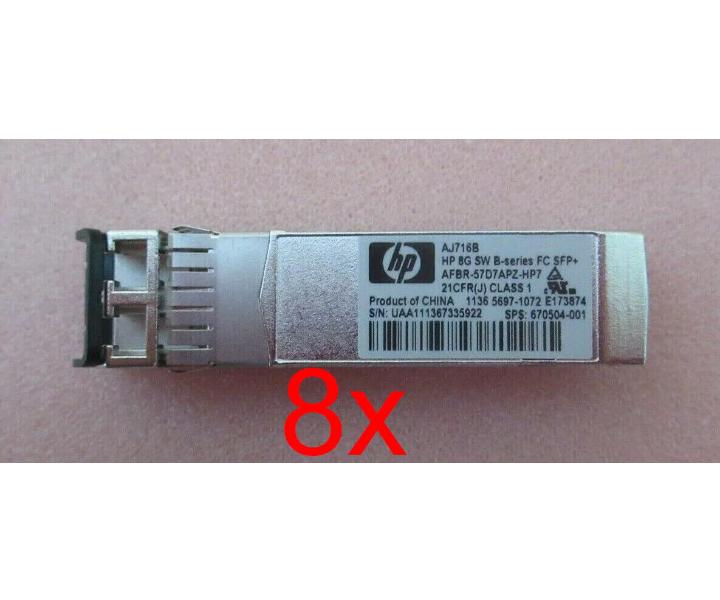 B-Series 670504-001 AFBR-57D9AMZ-HP7 AJ716B 8Gbps