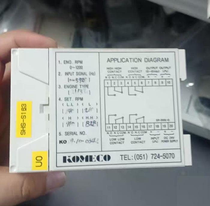 95 KOMECO SR-200E-D H H H L L L 0-1200 KOMECO SR-200E-D H H H L L L 0-1200