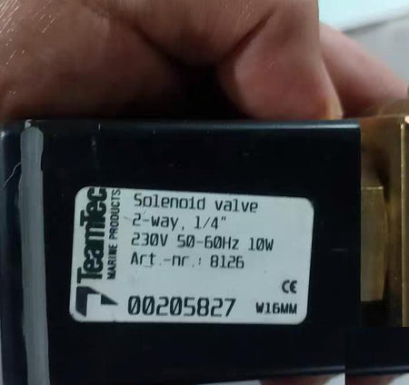 96 TeamTec 8126 230V 50 60Hz 10W 1 4 TeamTec 8126 230V 50 60Hz 10W 1 4