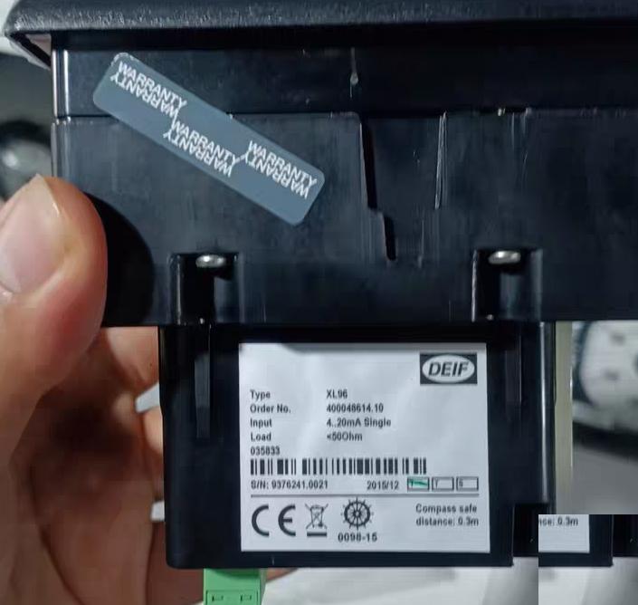 97 DEIF XL96 4-20mA 0-100 DEIF XL96 4-20mA 0-100