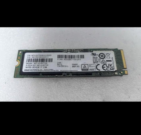 981 2T M 2 NVME MZVLB2T0HMLB-00000 PCIe 3 0 4 2280