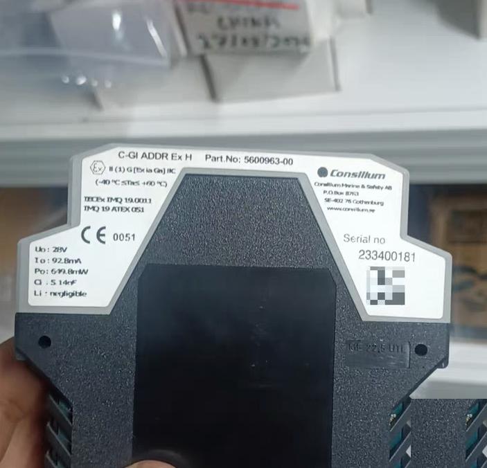 98 CONSILIUM C-GI ADDR Ex H 5600963-00 CONSILIUM C-GI ADDR Ex H 5600963-00 28V 92 8mA 649 8mW CE -40℃ 60℃ IECEx