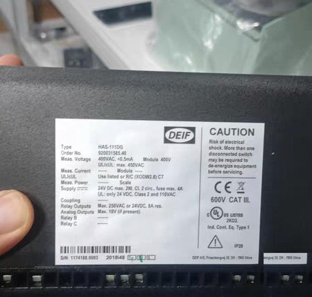 98 DEIF HAS-111DG 400VAC 24VDC DEIF HAS-111DG 400VAC 24VDC HAS-111DG