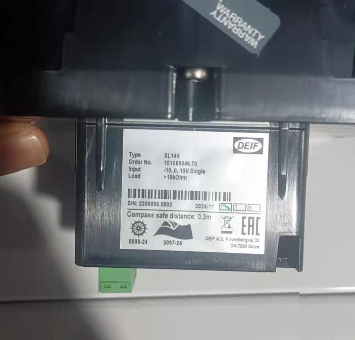 98 DEIF XL144 -50 50 -10 10V 10kOhm DEIF XL144 -50 50 -10 10V 10kOhm