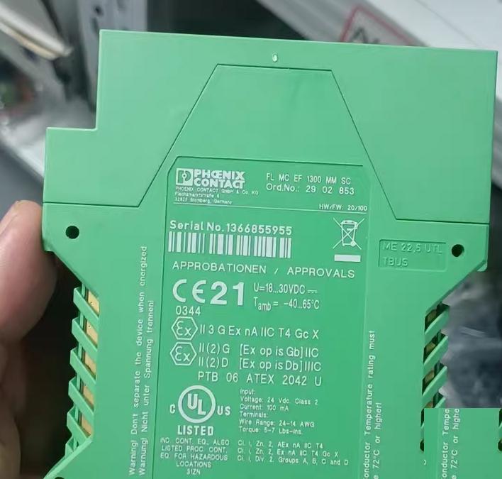 98 FL MC EF 1300 MM SC 2902853 10 100BASE-T FO 18-30VDC -40-65℃ FL MC EF 1300 MM SC 2902853 10 100BASE-T FO 18-30VDC -40-65℃