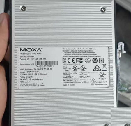 98 MOXA EDS-405A 4 12 24 48V DC 0 594A MOXA EDS-405A 4 12 24 48V DC 0 594A