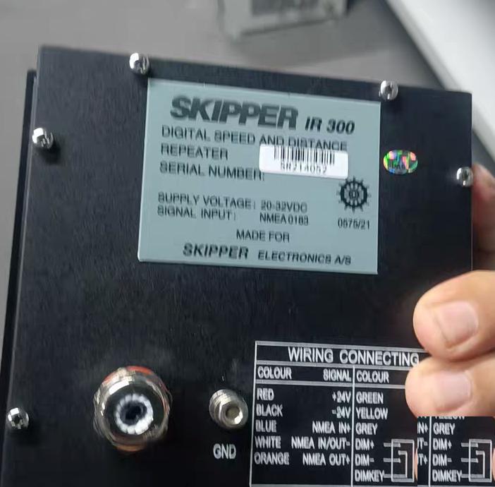 98 SKIPPER IR300 SPEED LCD 20-32VDC NMEA 0183 SKIPPER IR300 SPEED LCD 20-32VDC NMEA 0183 WT BT TRIP TOTL